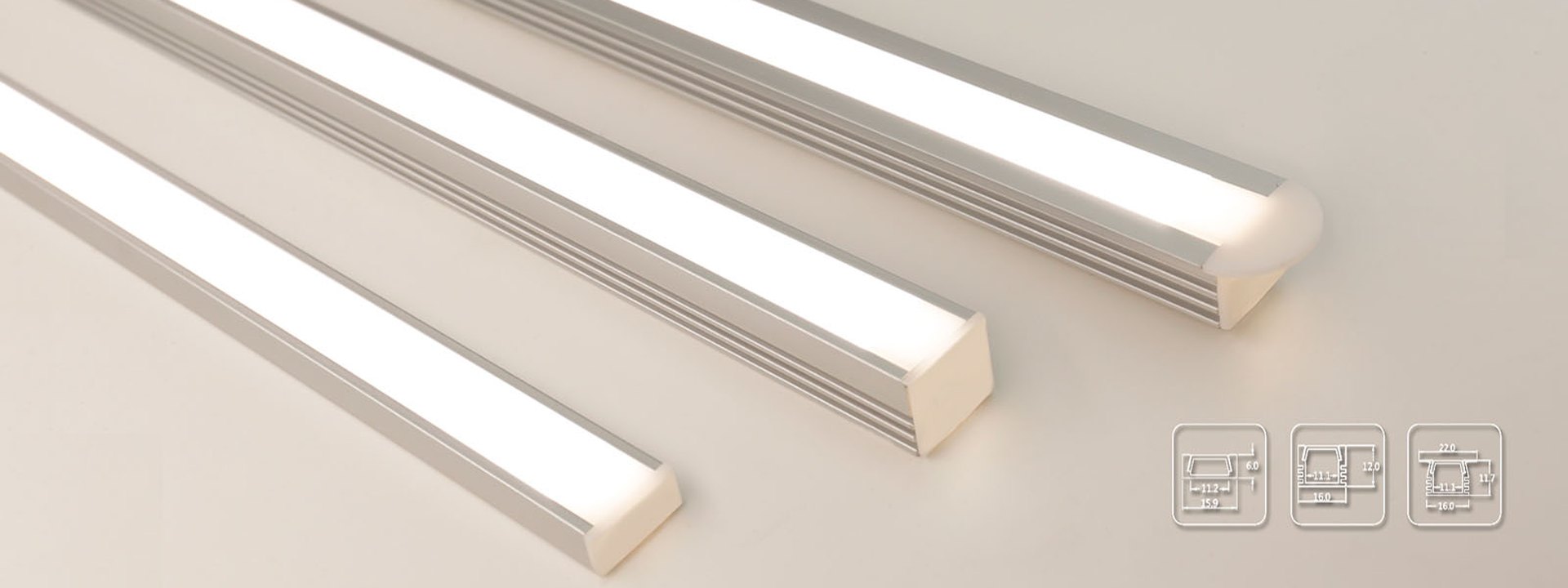LED linear light fitting