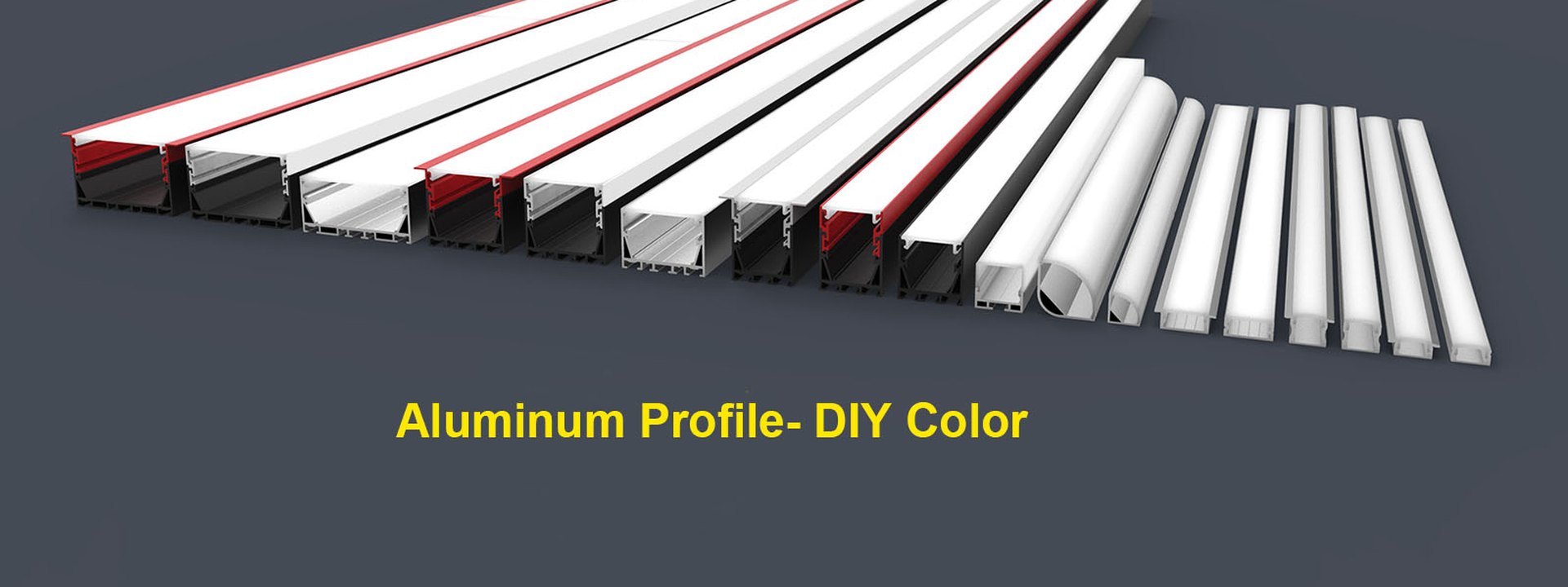 Custom colour anodised profiles