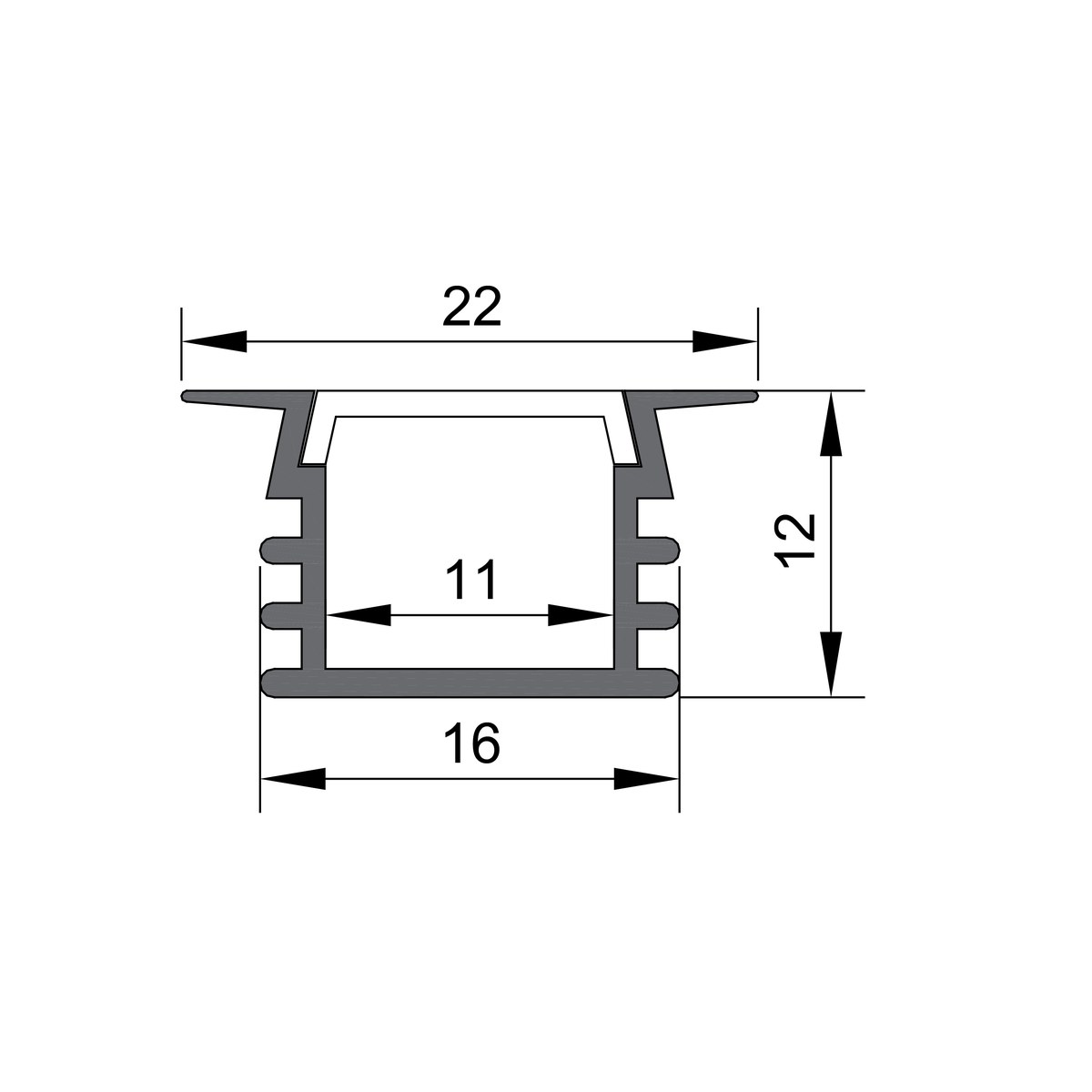16*12mm - 1612B