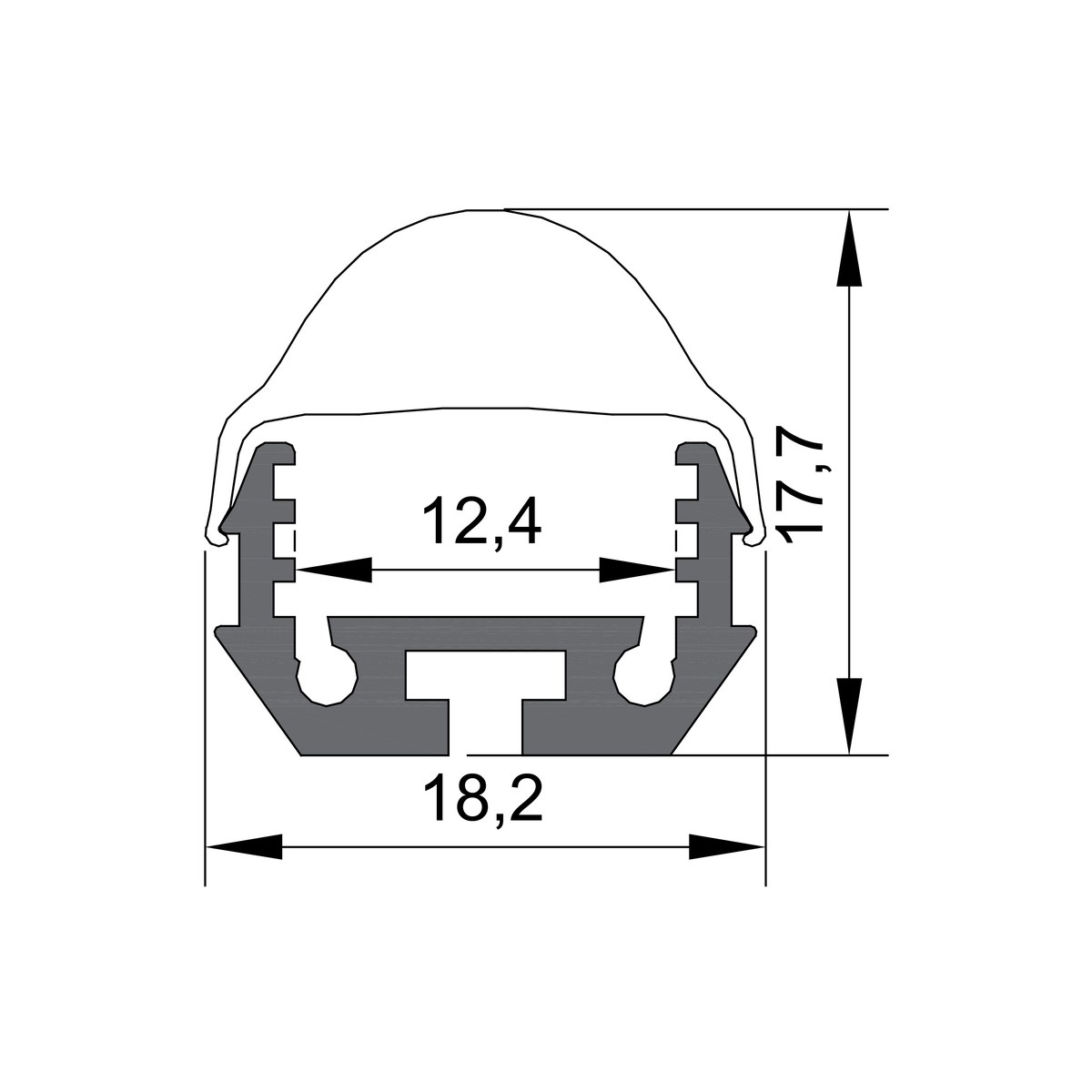 18.2*17.7mm - 1818C