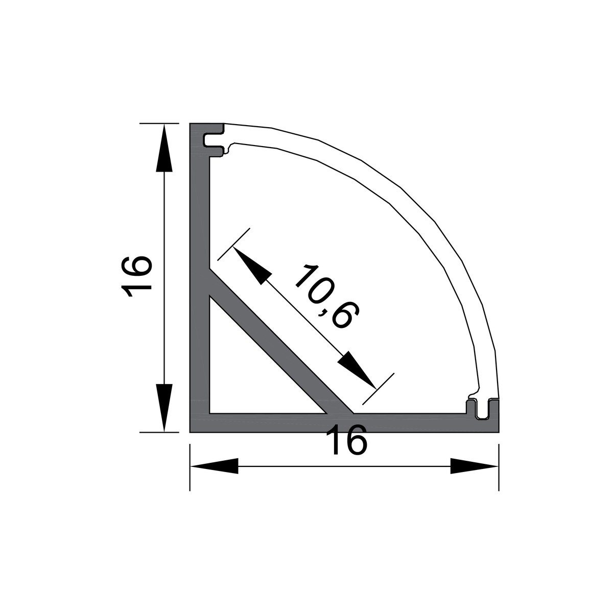 16*16mm - 1616