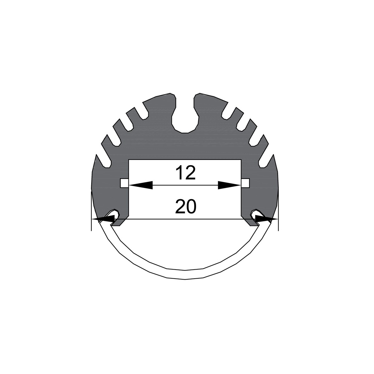 20*20mm - D20