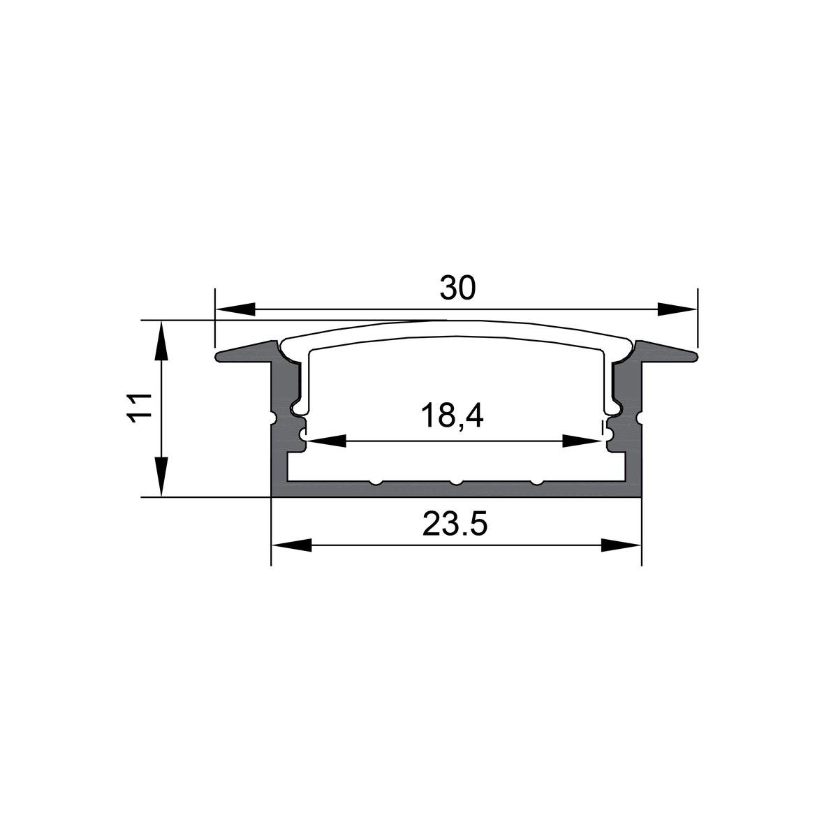 23.5*11mm - 2411B