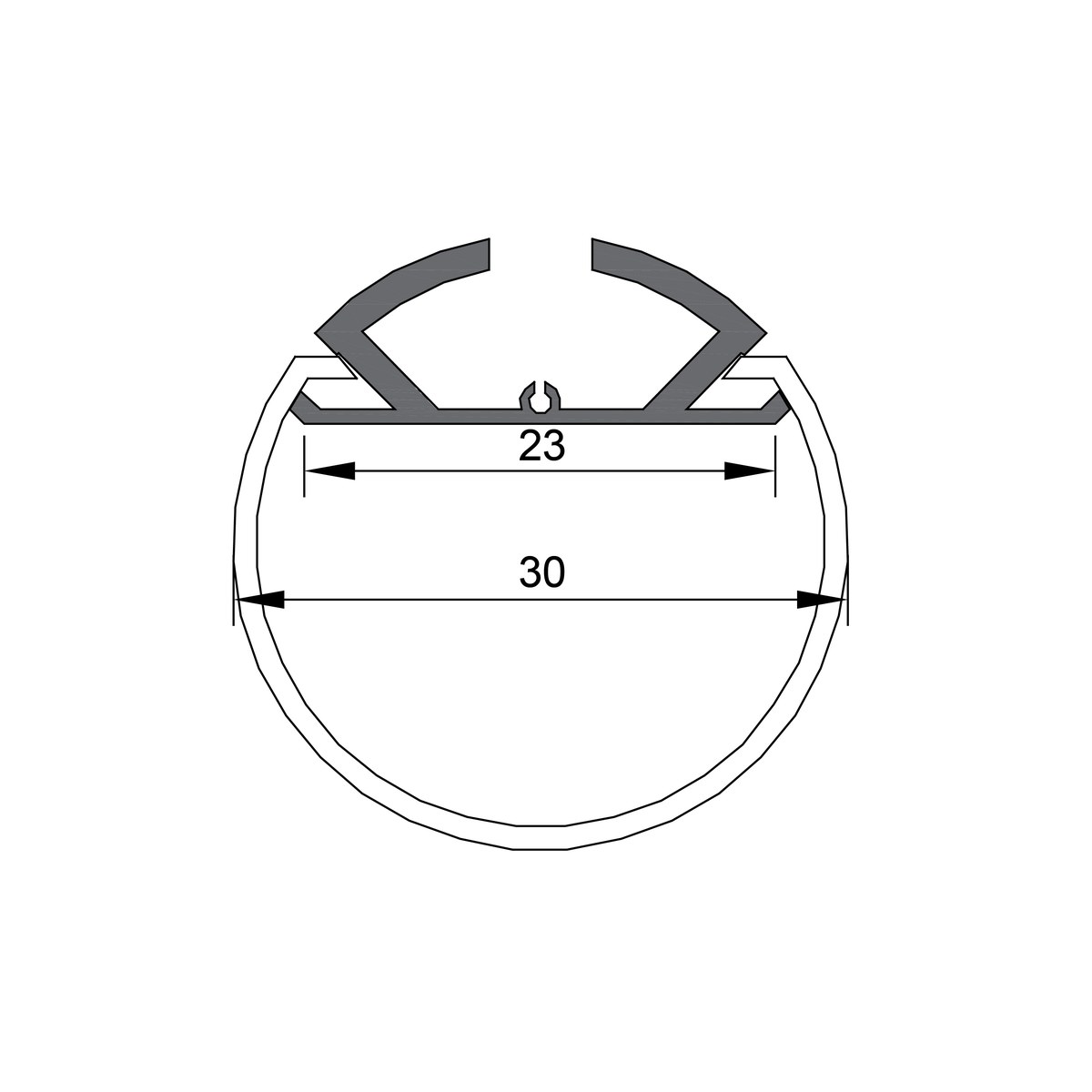 23*23mm - D23