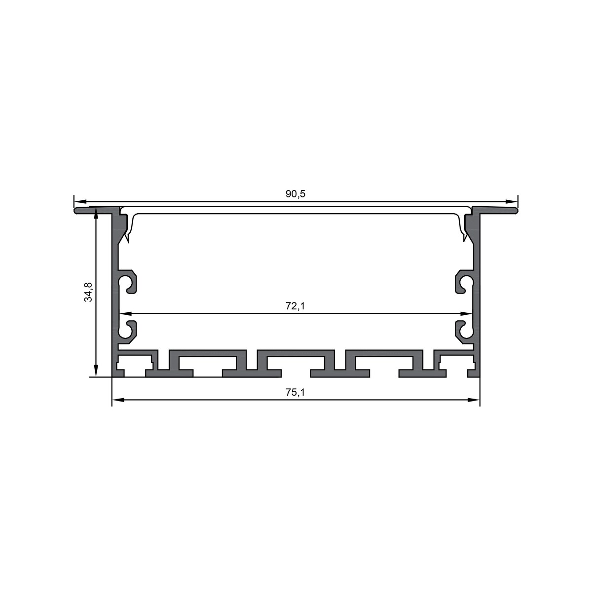 75.1*34.8mm - 7535