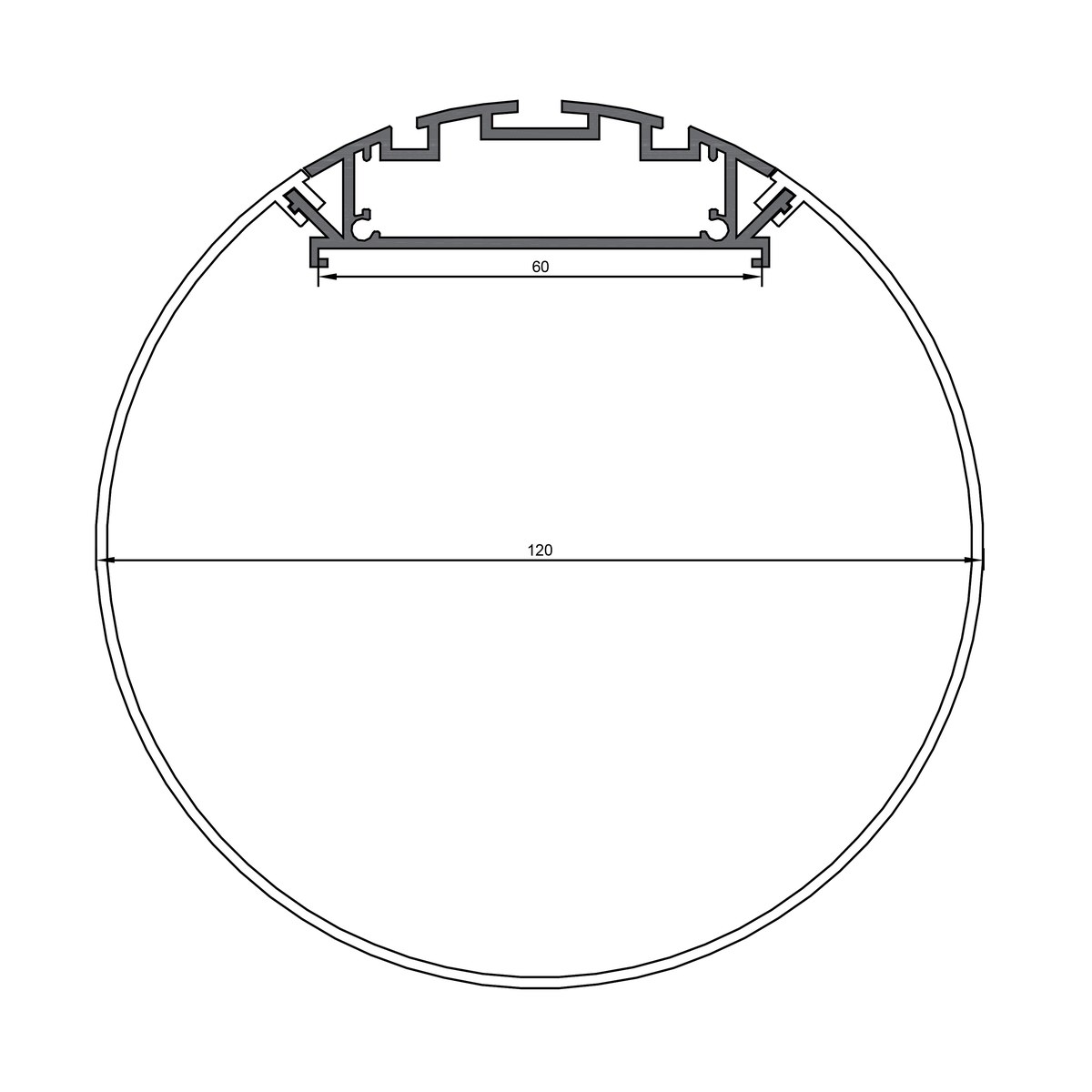 120*120mm - D120