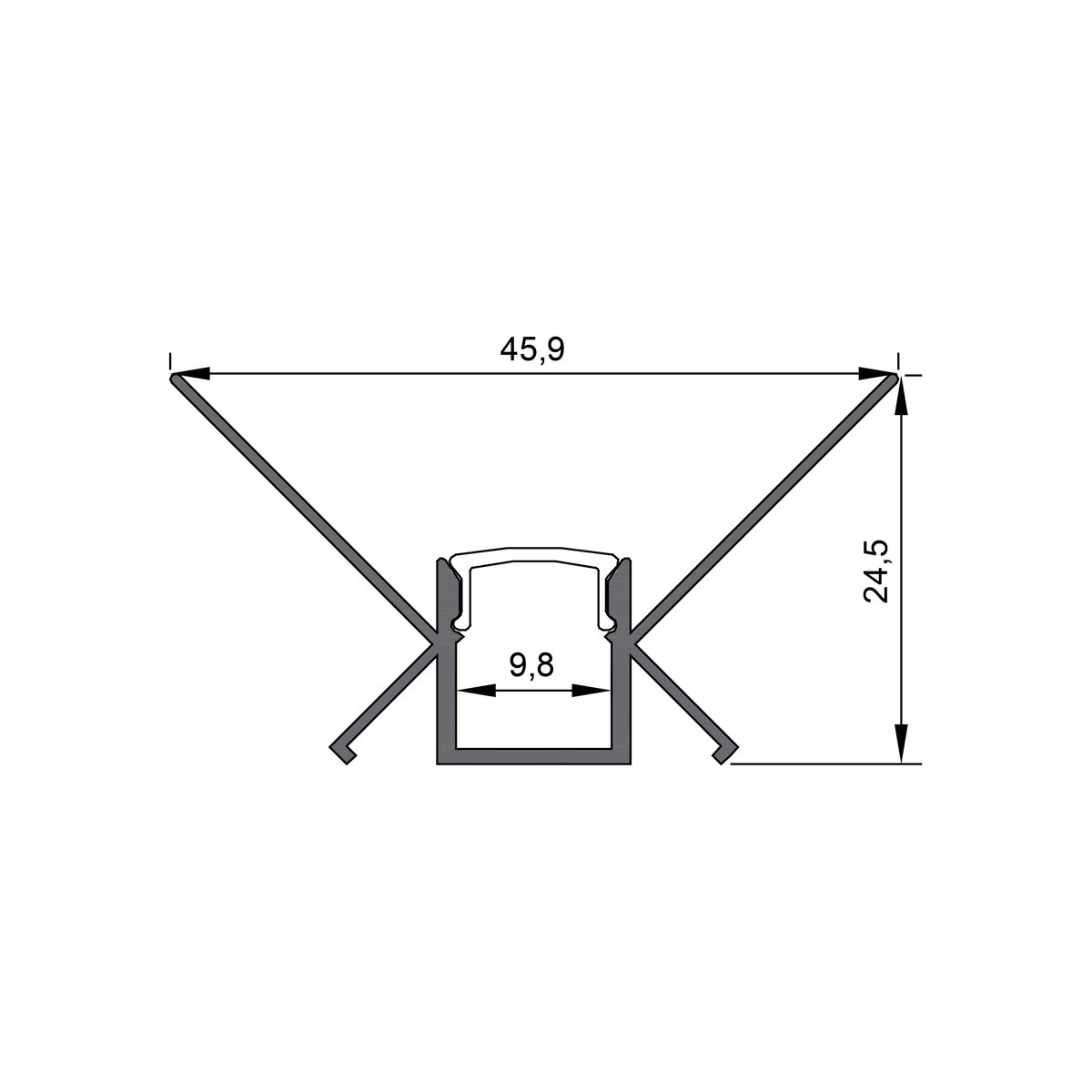 45.9*24.5mm - 4625